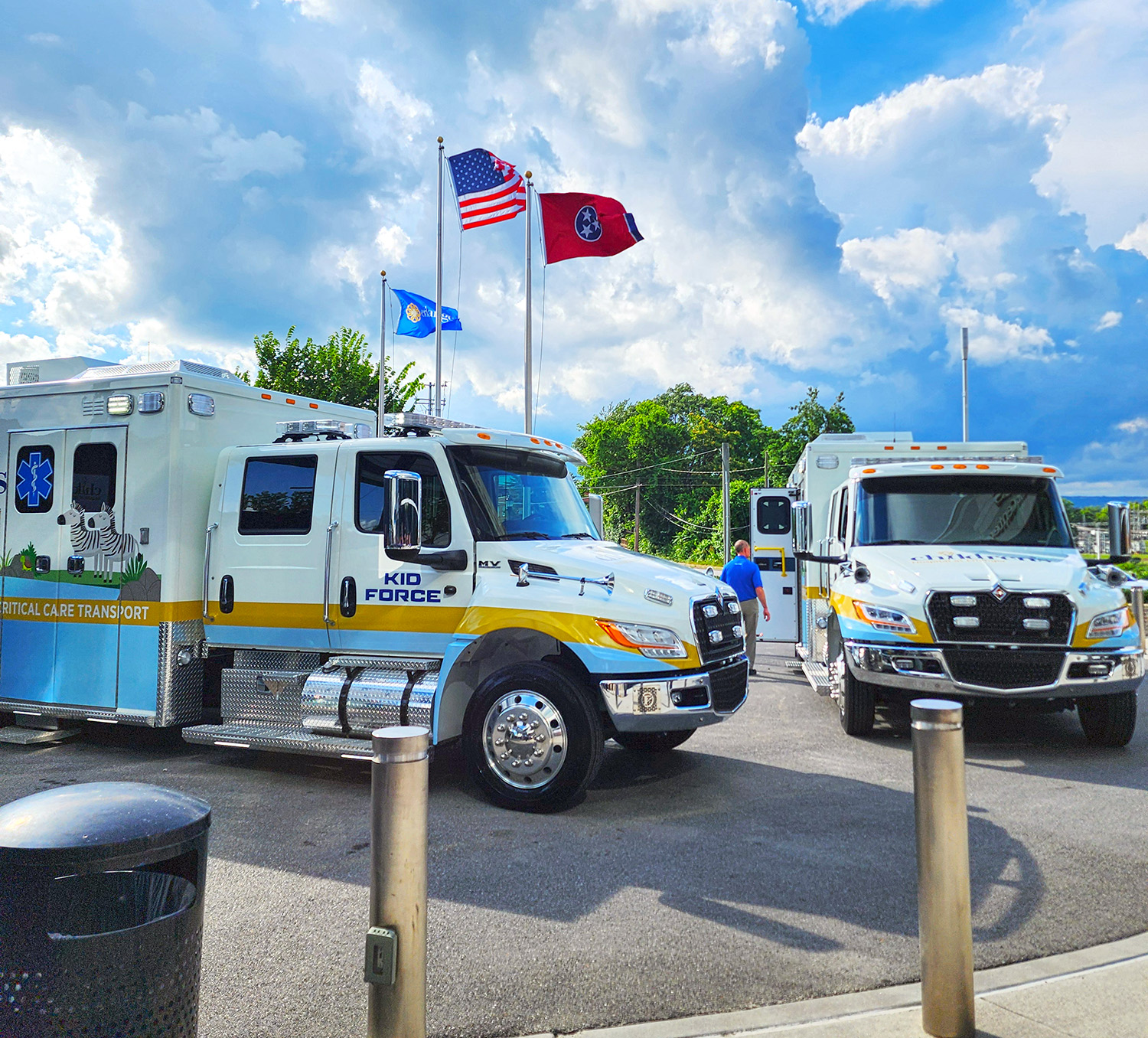 Neonatal and pediatric transport vehicles unveiled at Children's Hospital at Erlanger